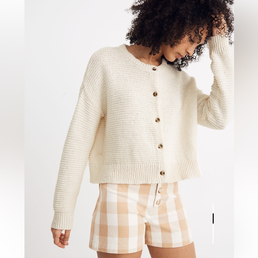 Madewell Cream Cardigan